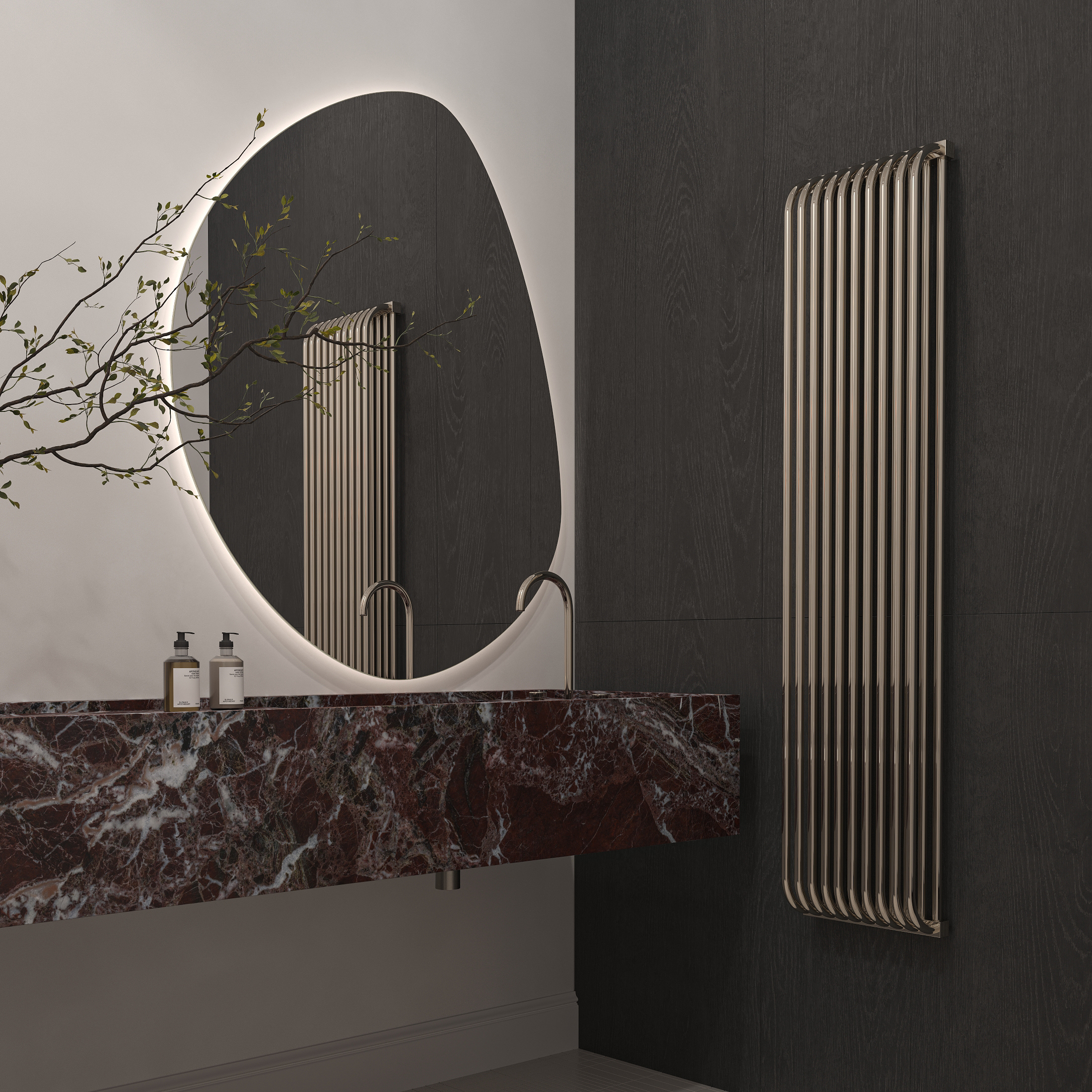 Дизайнерский радиатор R-9 дельфин