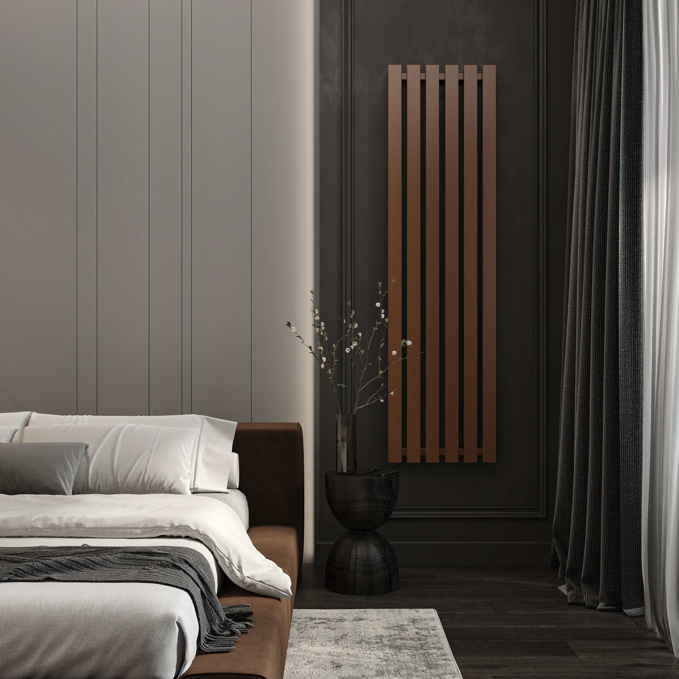 Дизайнерский радиатор R12 вертикальный